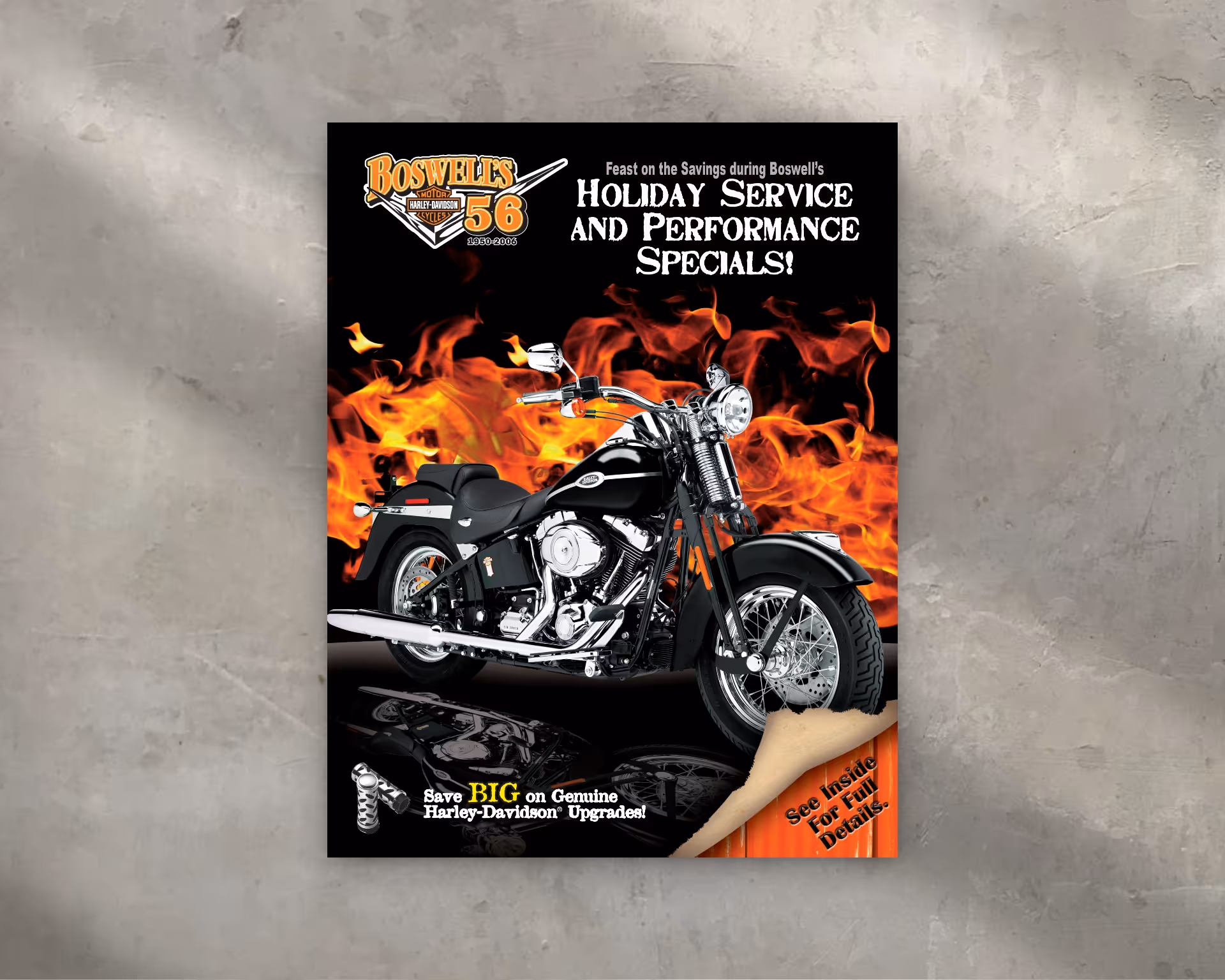 Boswell Harley-Davidson Magazine Mailer — Print Design