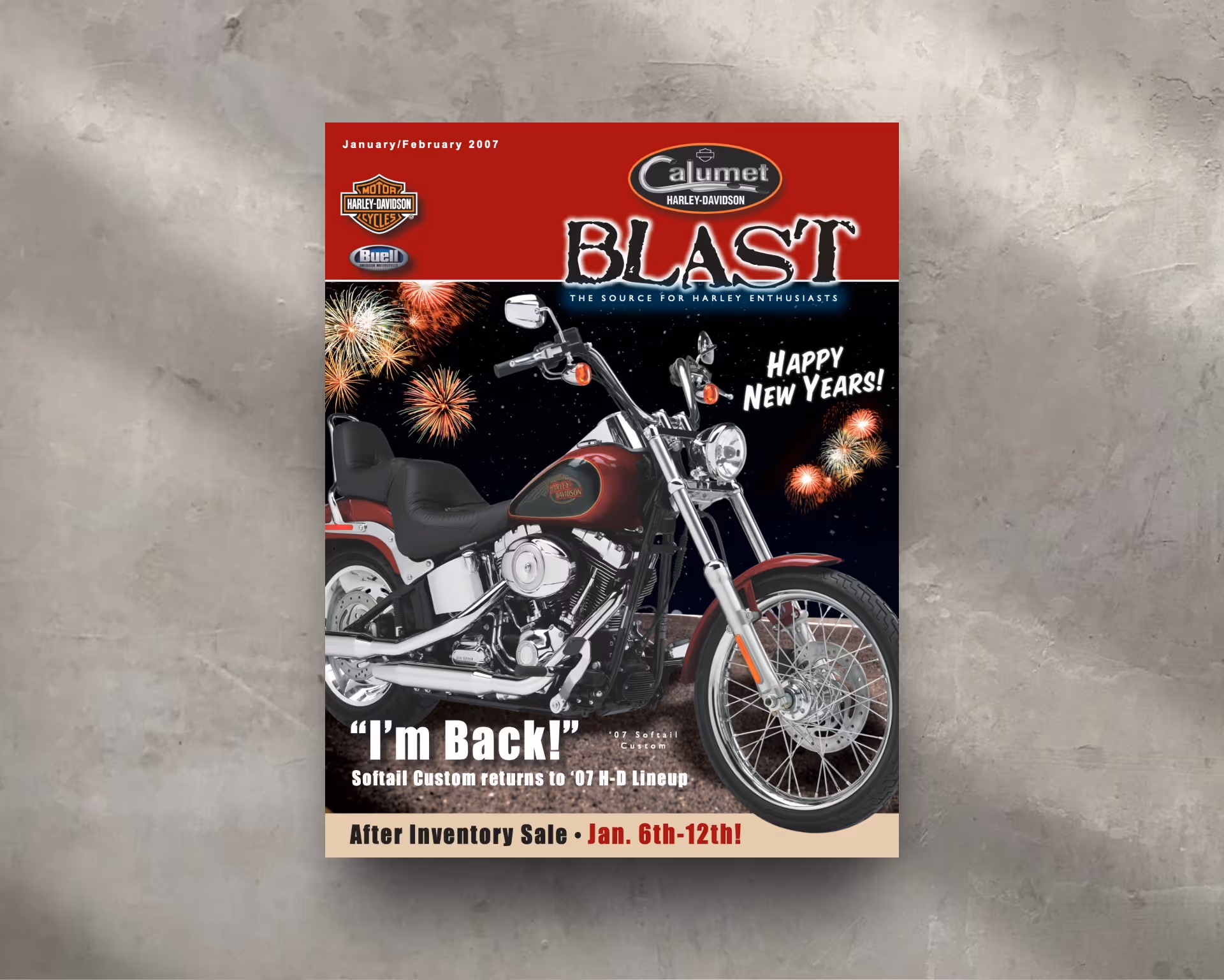 Calumet Harley-Davidson Magazine Mailer — Print Design