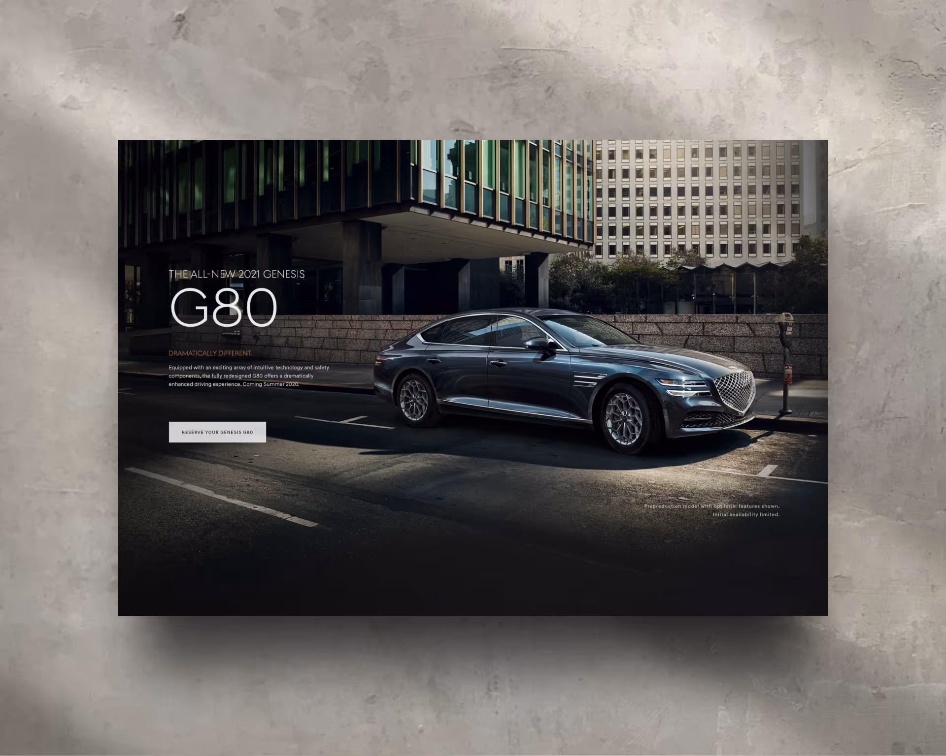 Genesis Dealer Website Hero Designs — Banner Ads