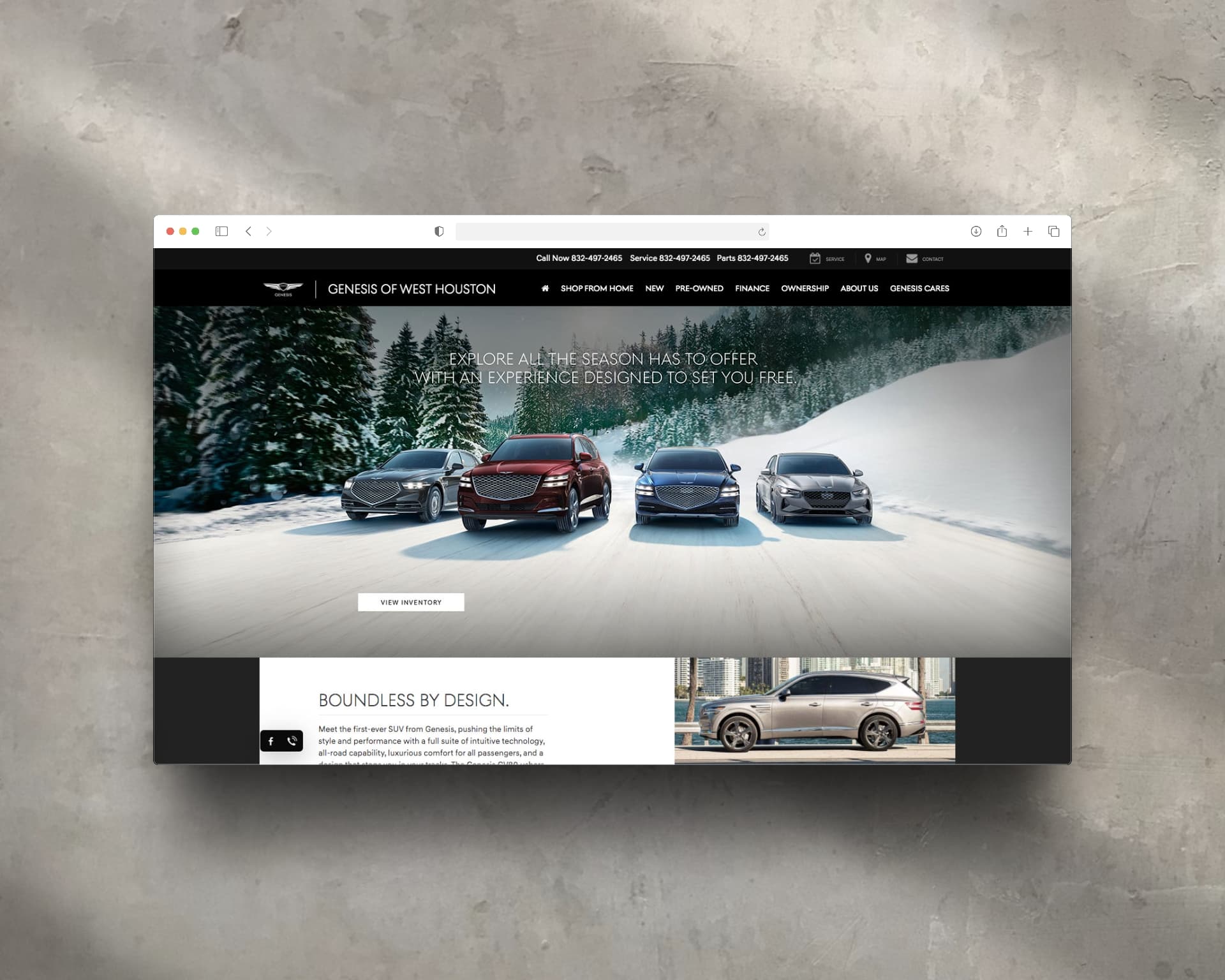 Genesis "Explore the Season" Hero — Image Retouching