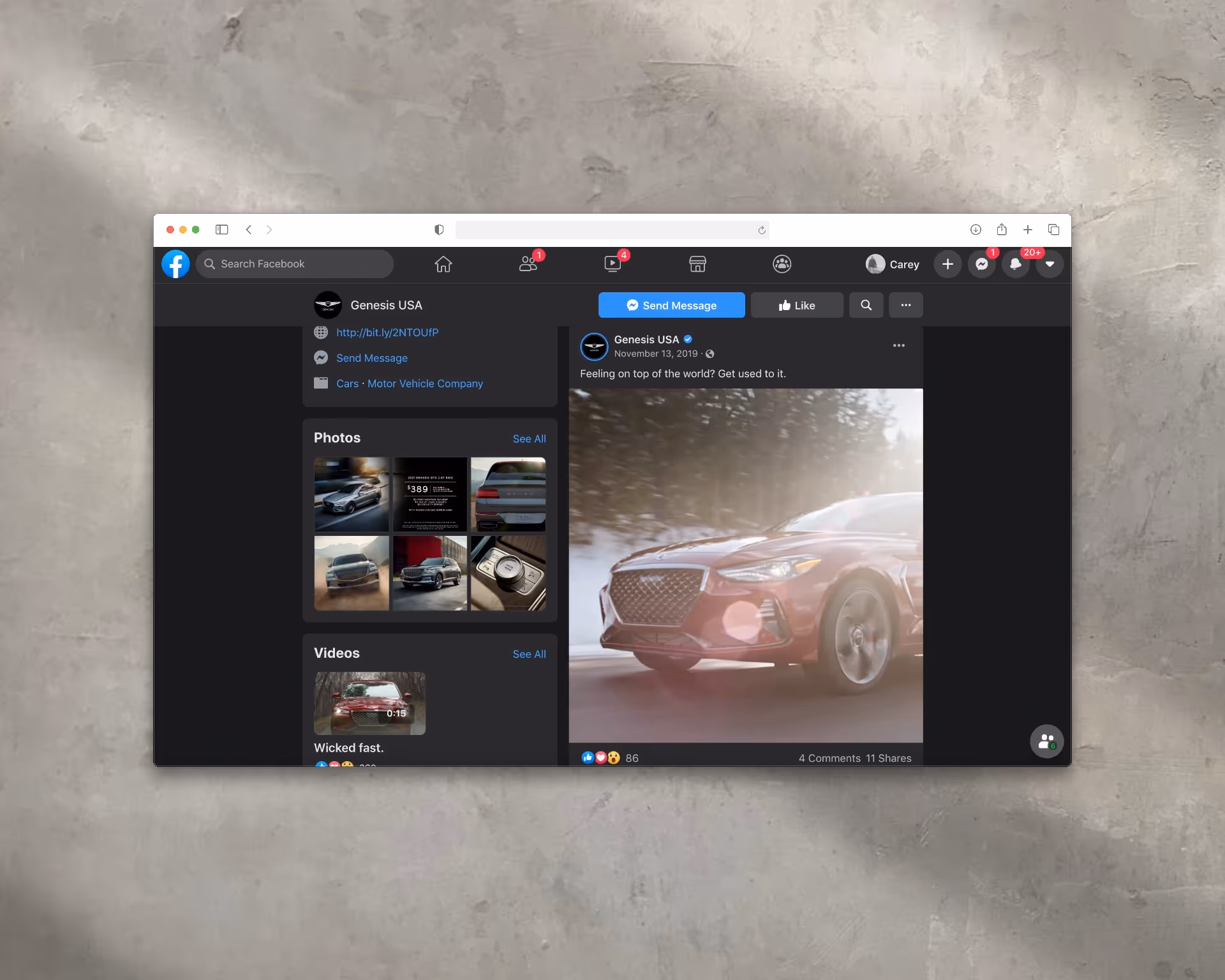 Genesis Facebook Campaign — Video Production