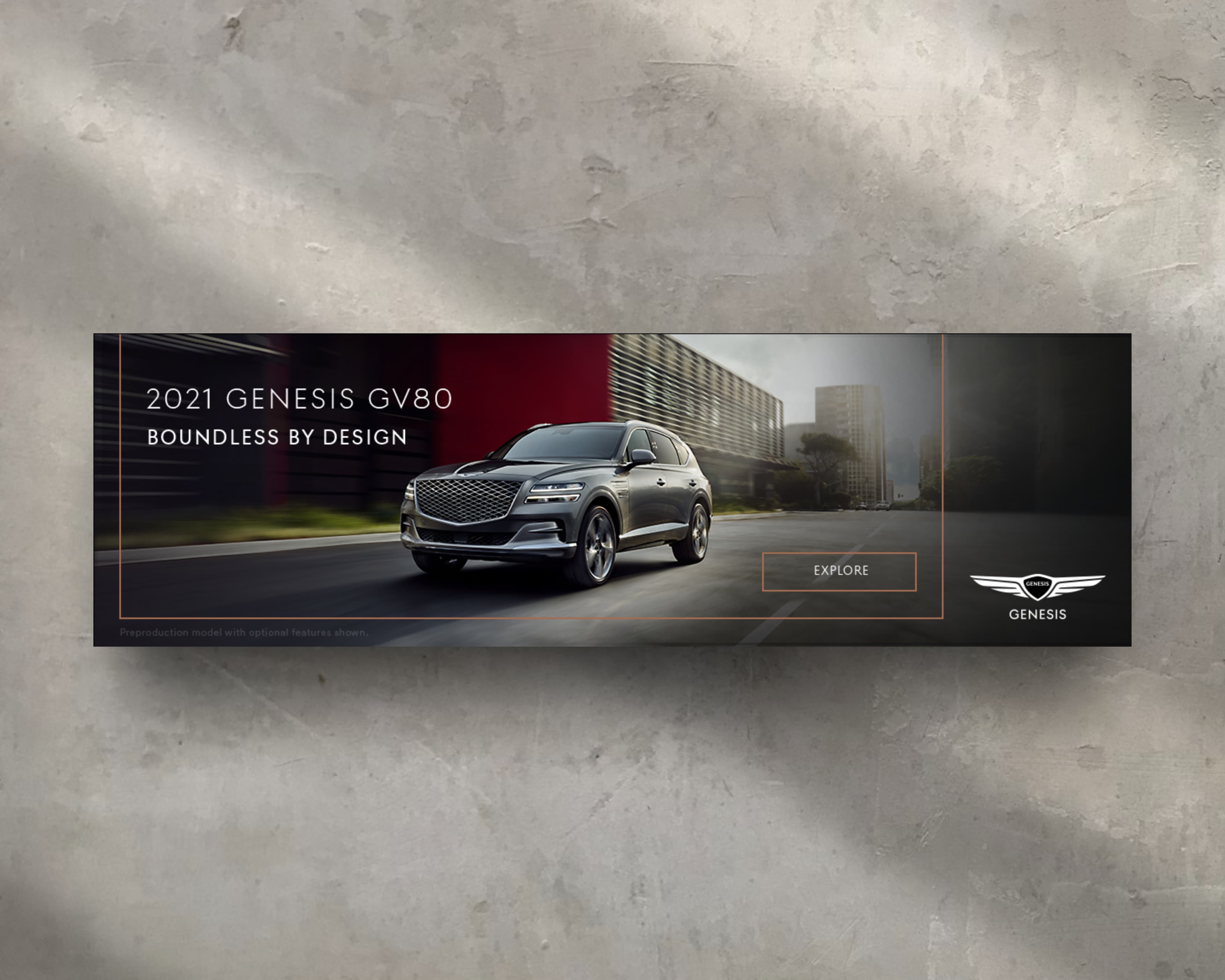 Genesis GV80 First Ever SUV — Banner Ads