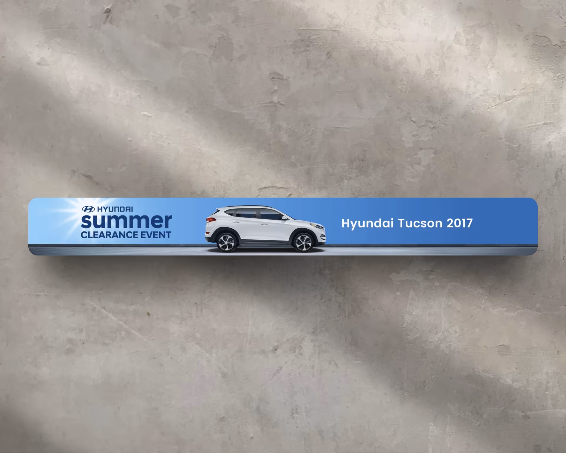Hyundai Summer Clearance Event Banner Ad — Animation