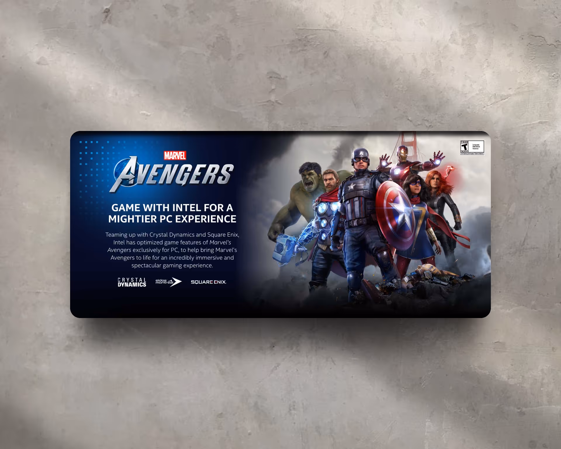 Marvel Avengers "Game with Intel" — Animation