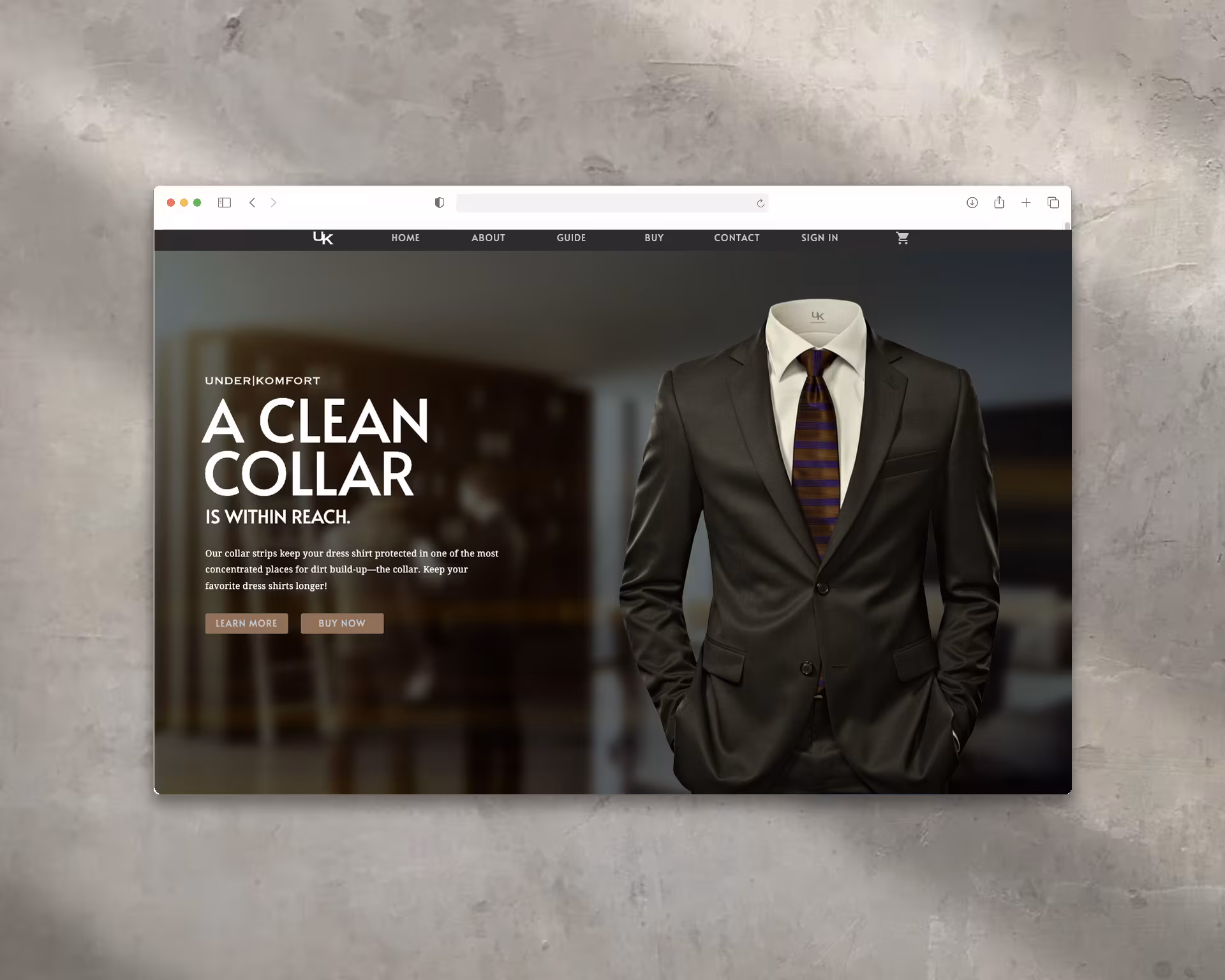UnderKomfort Website — Web Design